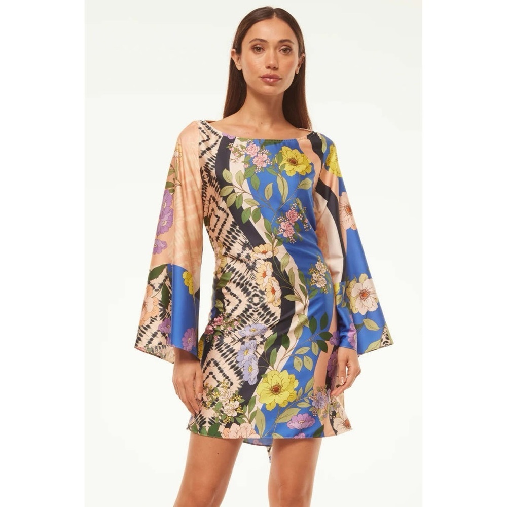 MISA Los Angeles Twiggy Dress- in Lucid Dream Print